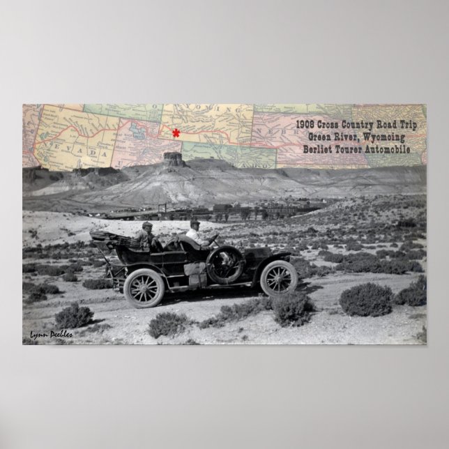 Green River WY 1908 Poster (Front)