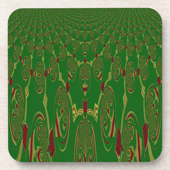 Green Robots Coaster (Front)