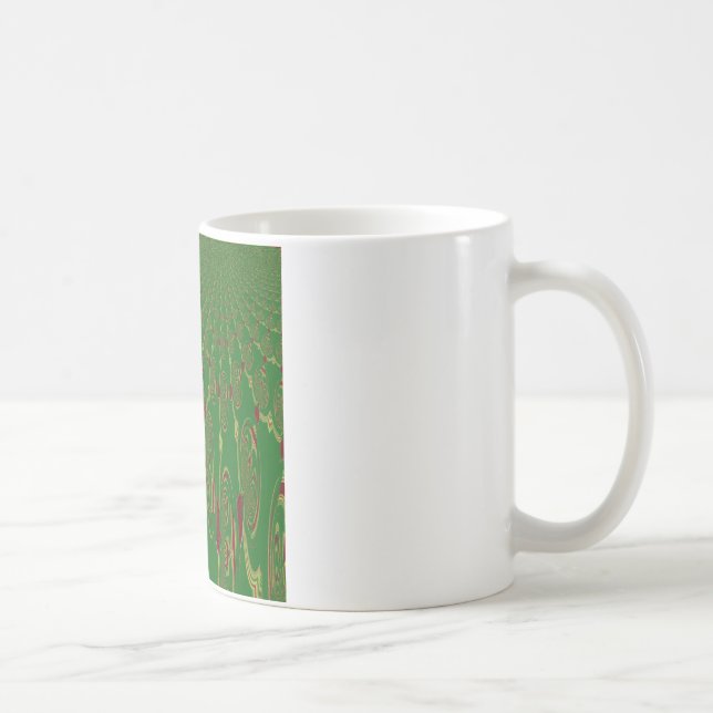 Green Robots Coffee Mug (Right)