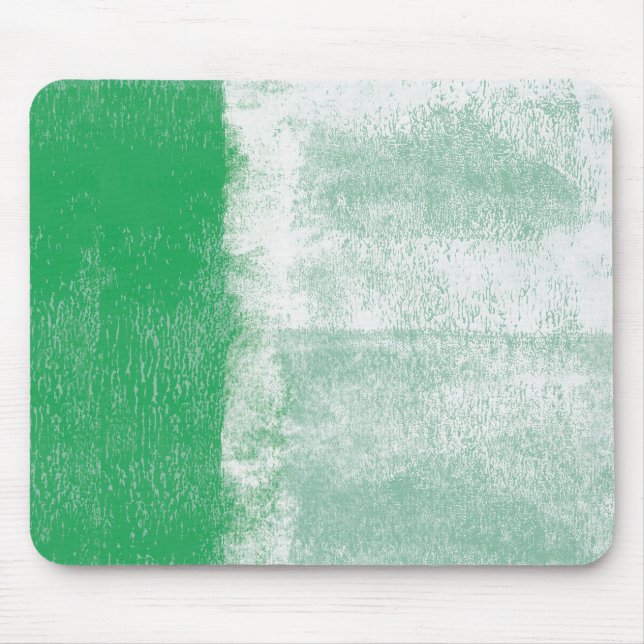 Green rolled paint mouse mat (Front)