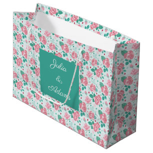Green Rose Gift Bag