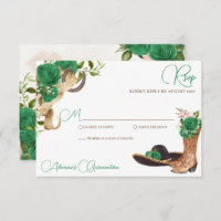 Green Rose Rustic Charro Western Quinceanera