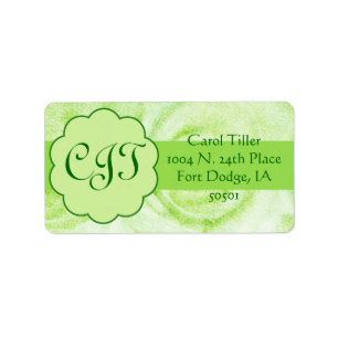 Green roses - labels