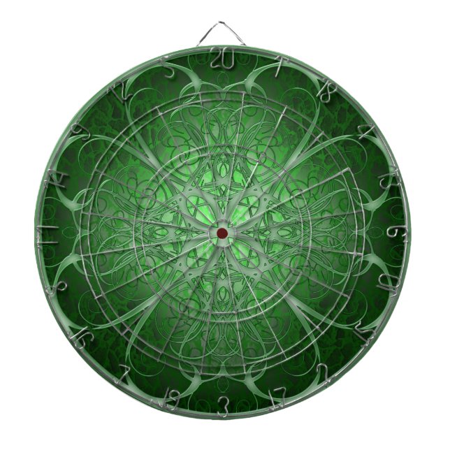 Green Rosetta Dartboard (Front)