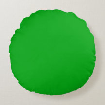 Green Round Throw Pillow (16")