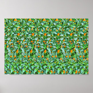 Green rows - Hidden 3D print