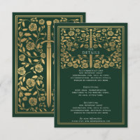 Green Royal Mediaeval Sword Wedding Details