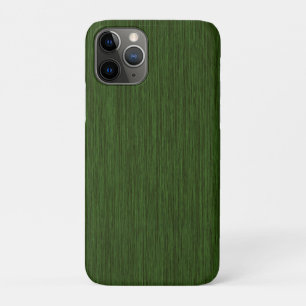 Green Rustic Grainy Wood Background iPhone 11 Pro Case