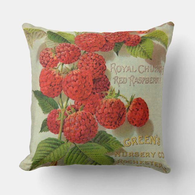 Green’s Nursery Co. Advertisement Cushion (Front)