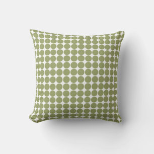 Green Safari Dot Pillow
