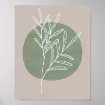 Green Sage Farmhouse Botanical White