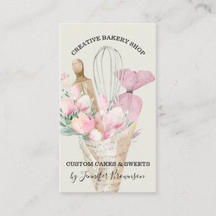 Green Sage Sophisticated Bakery Business Card