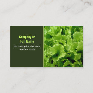 green salad business cards