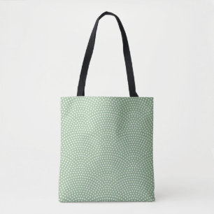 Green Same Komon Tote Bag