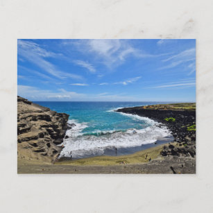 Green Sand Beach - Big Island, Hawaii - Postcard