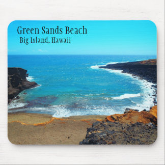 Green Sands Beach Big Island Hawaii mousepad