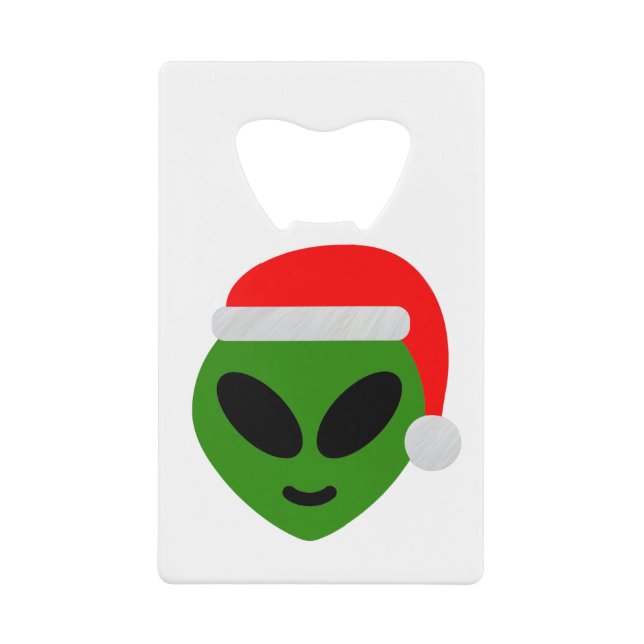 green santa alien emoji (Front)