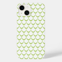 Green Scallop Pattern Phone Case