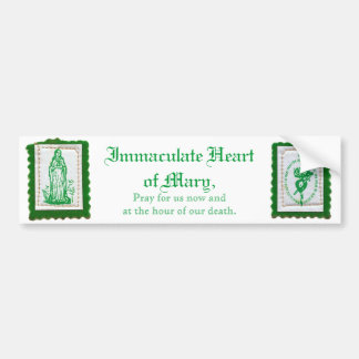 Green Scapular Bumper Sticker