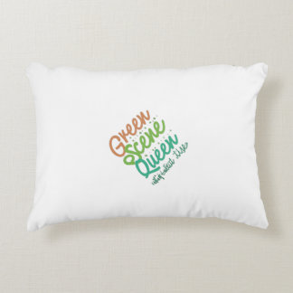 Green scene queen  decorative cushion