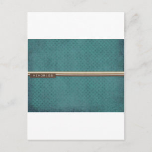 GREEN SCRAPBOOK MEMORIES POSTCARD