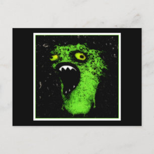 Green Scream Postcard