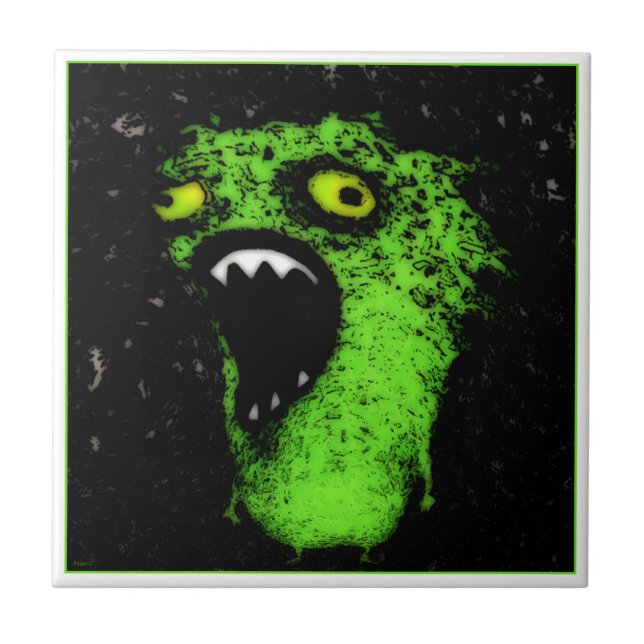 Green Scream Tile (Front)