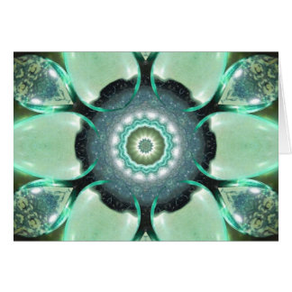 Green Sea Glass Mandala