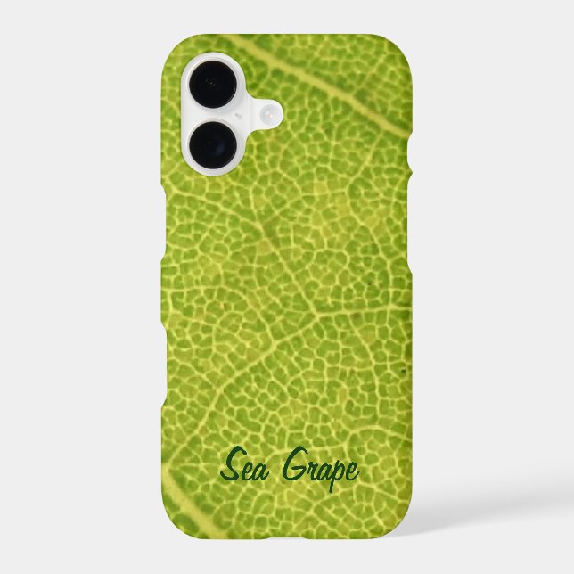 Green Sea Grape Leaf iPhone 11 Case (Back)
