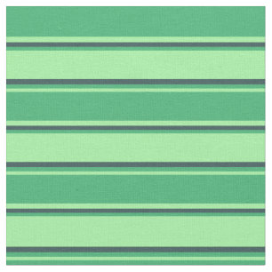 Green, Sea Green, and Dark Slate Gray Colored Fabric