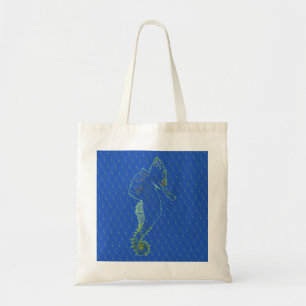 Green Sea Horse Tote