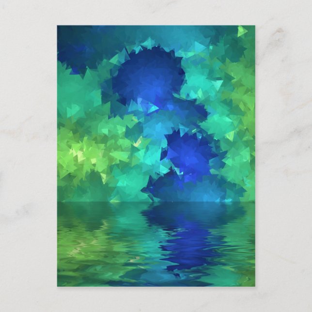 Green Sea Postcard (Front)