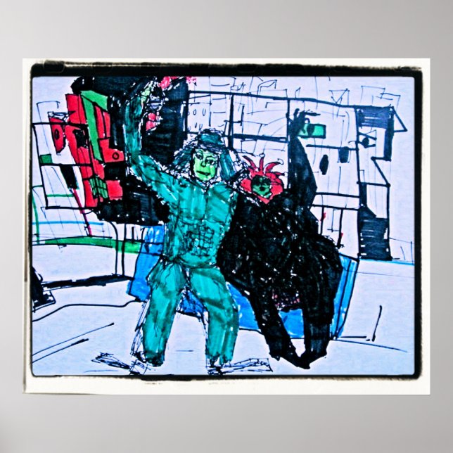 green sea. poster (Front)