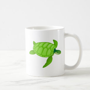Green sea turtle coffee mug