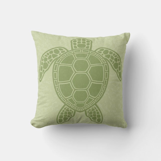 Green Sea Turtle Cushion (Front)