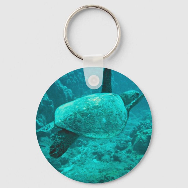 Green Sea Turtle Key Ring (Front)