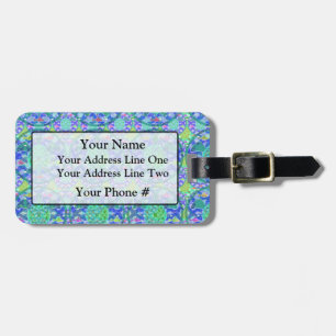 Green Sea Turtle Luggage Tag
