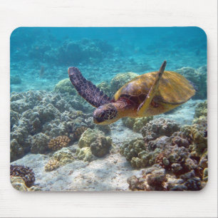 Green Sea Turtle Mouse Mat