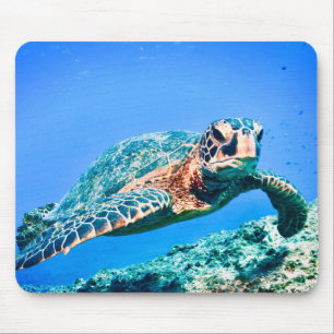 Green Sea Turtle Mouse Mat