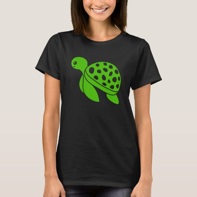 Green Sea Turtle Ocean Marine Reptiles Animal T-Shirt (Front)