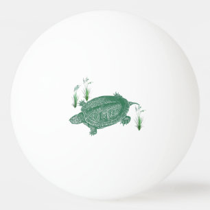 Green Sea Turtle Ping Pong Ball