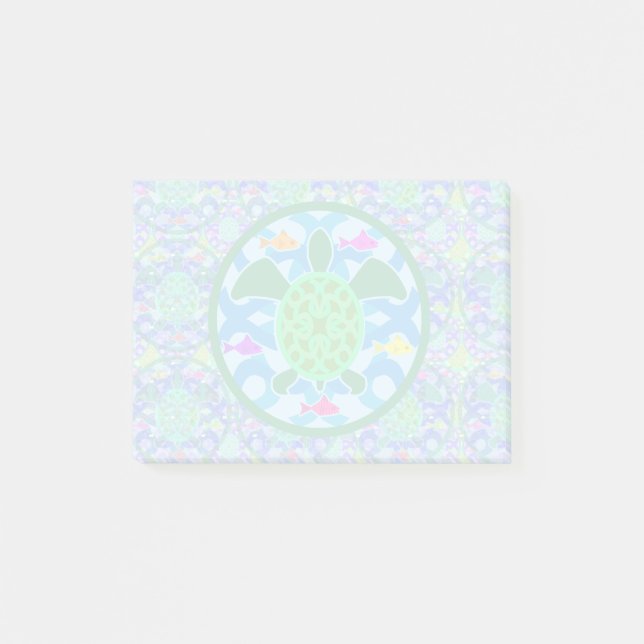 Green Sea Turtle Post-it Notes (Front)