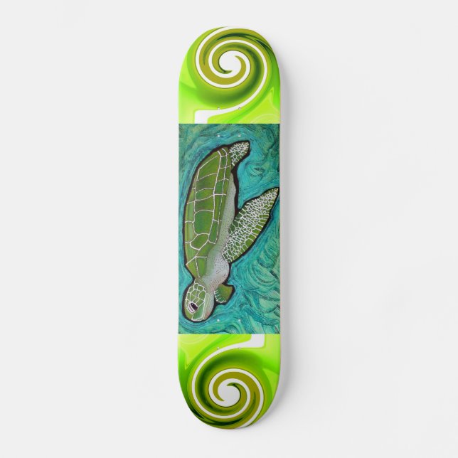 Green Sea Turtle Skateboard (Front)