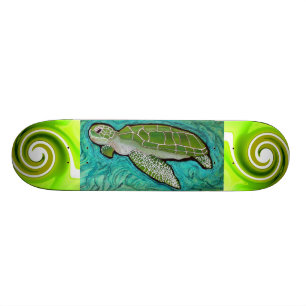 Green Sea Turtle Skateboard