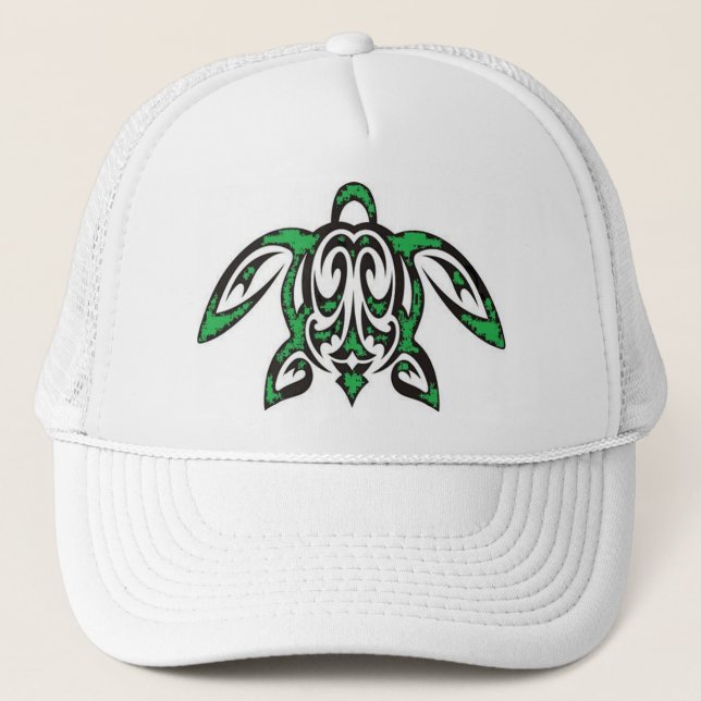 Green sea turtle trucker hat (Front)