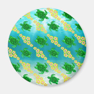 Green Sea Turtles Magnet
