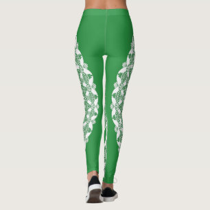 Green Seaweed Tristyns Mandala Leggings