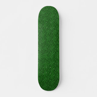 green sequin effect skateboard