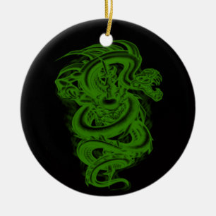 Green Serpent Ornament