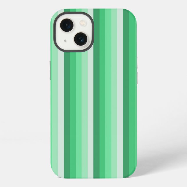 Green shadow stripes Case-Mate iPhone case (Back)